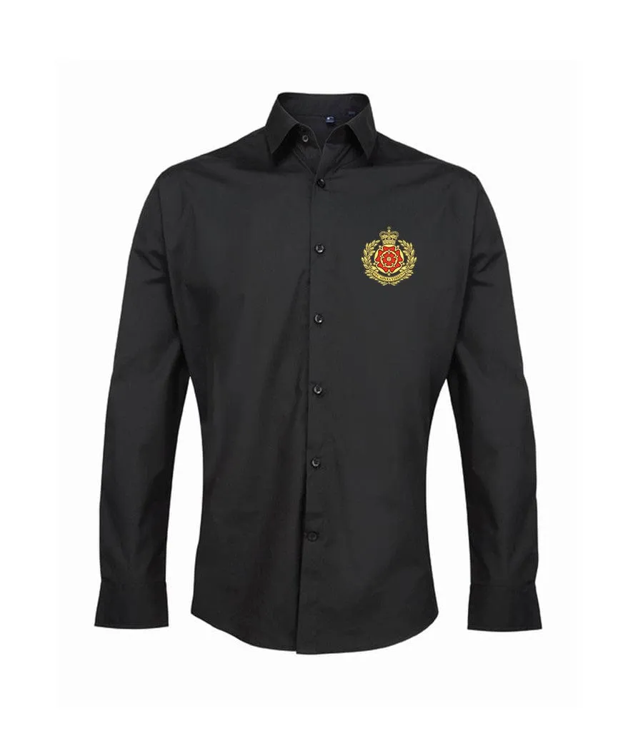 Duke of Lancaster's Regiment Embroidered Long Sleeve Oxford Shirt