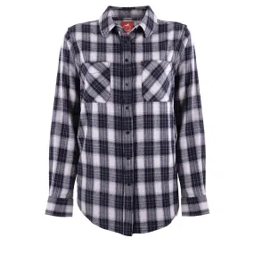 Dux-Bak Womens Hotham L/S Flannel Shirt Black