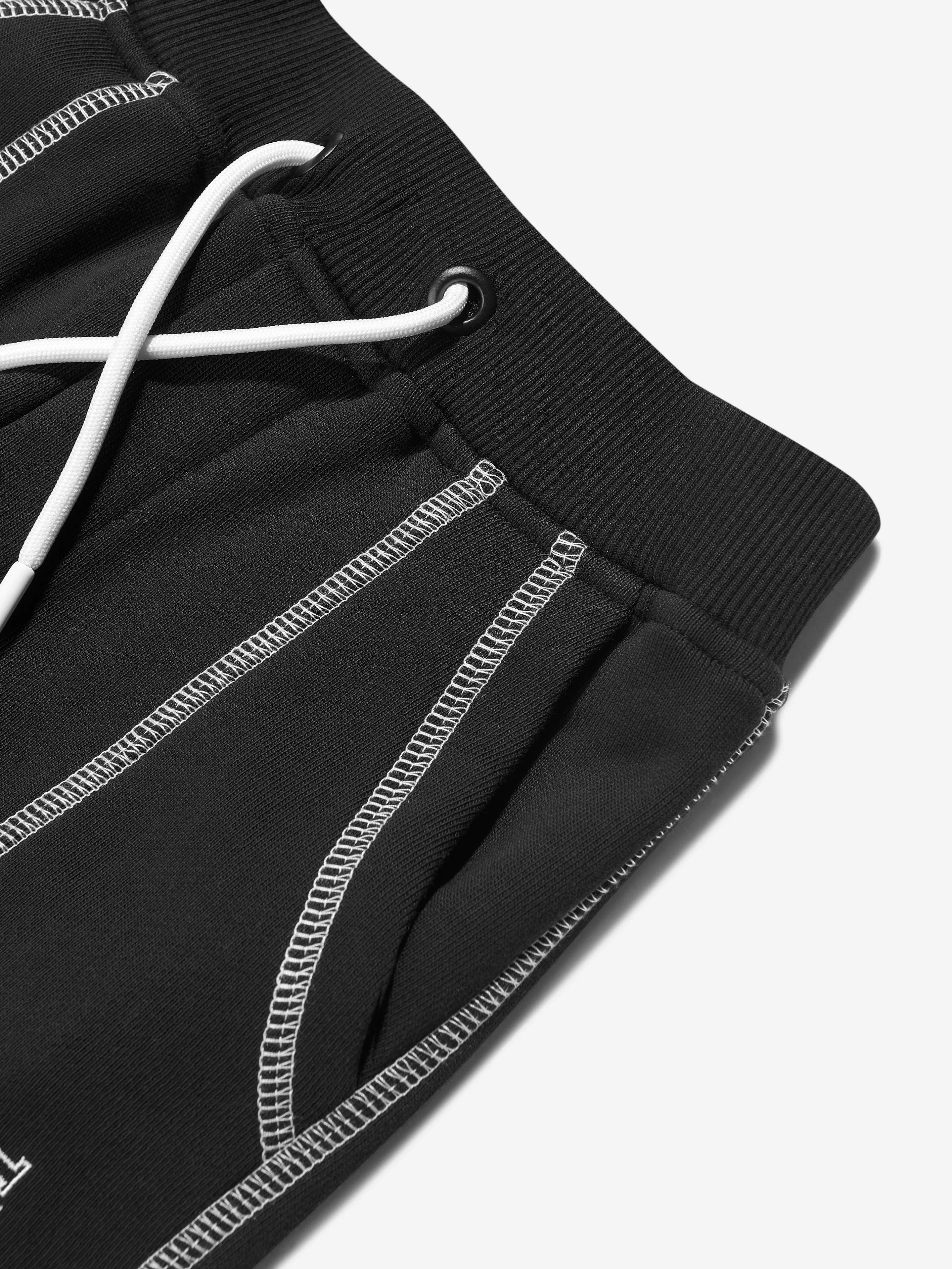 Emporio Armani Boys Logo Joggers in Black