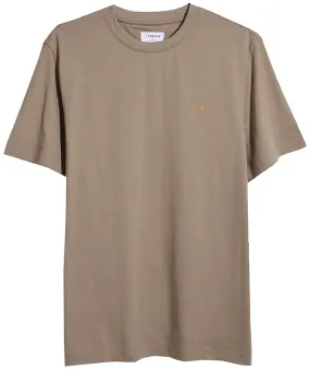 Farah Mens Danny T Shirt Beige