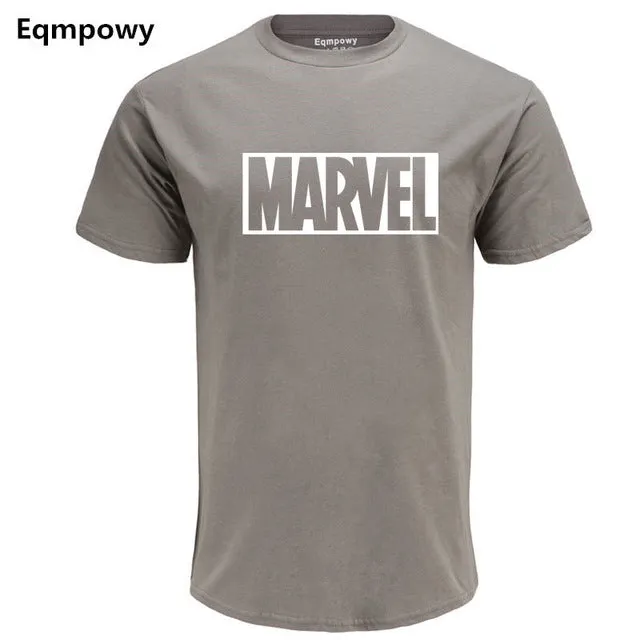 Fashion MARVEL t-Shirt men cotton short sleeves Casual male marvel t shirts