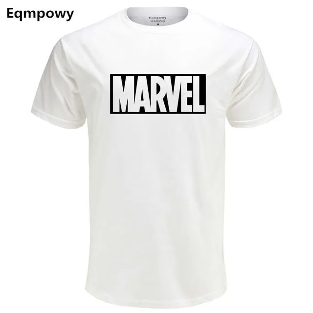 Fashion MARVEL t-Shirt men cotton short sleeves Casual male marvel t shirts