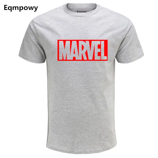 Fashion MARVEL t-Shirt men cotton short sleeves Casual male marvel t shirts