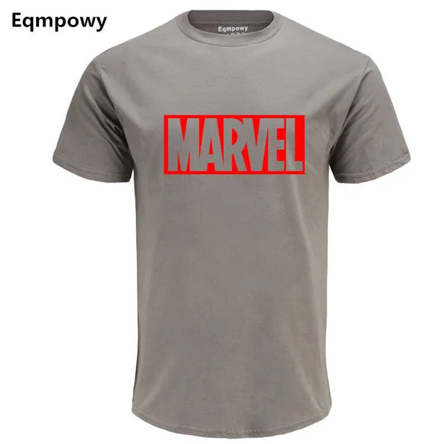 Fashion MARVEL t-Shirt men cotton short sleeves Casual male marvel t shirts