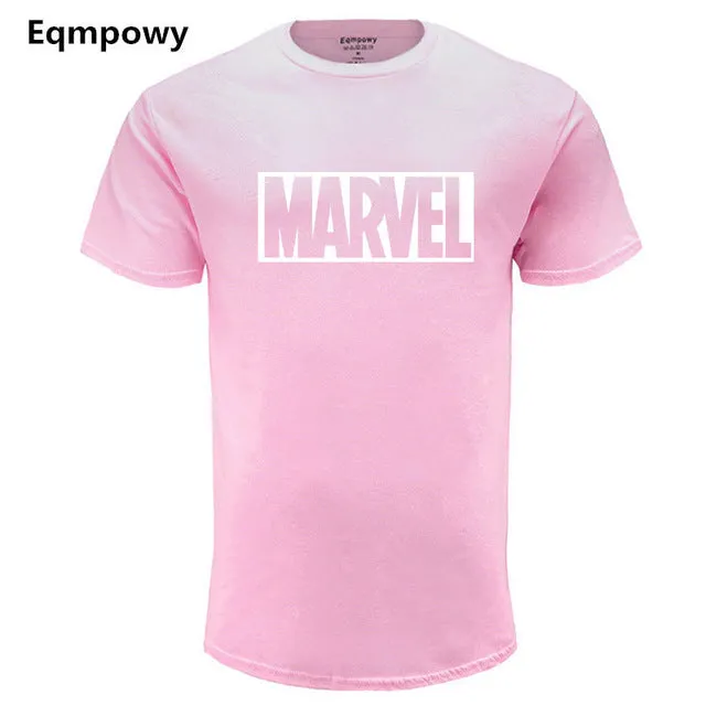 Fashion MARVEL t-Shirt men cotton short sleeves Casual male marvel t shirts