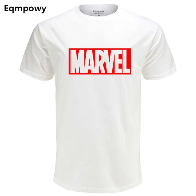 Fashion MARVEL t-Shirt men cotton short sleeves Casual male marvel t shirts