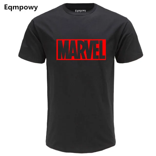 Fashion MARVEL t-Shirt men cotton short sleeves Casual male marvel t shirts