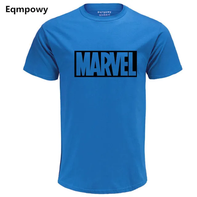 Fashion MARVEL t-Shirt men cotton short sleeves Casual male marvel t shirts