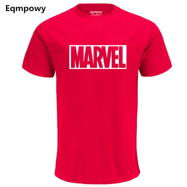 Fashion MARVEL t-Shirt men cotton short sleeves Casual male marvel t shirts