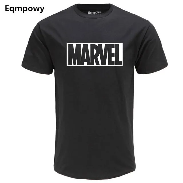 Fashion MARVEL t-Shirt men cotton short sleeves Casual male marvel t shirts