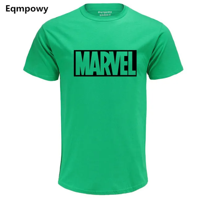 Fashion MARVEL t-Shirt men cotton short sleeves Casual male marvel t shirts