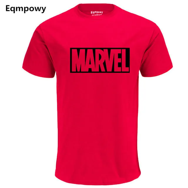 Fashion MARVEL t-Shirt men cotton short sleeves Casual male marvel t shirts