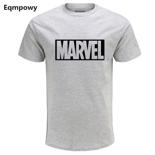 Fashion MARVEL t-Shirt men cotton short sleeves Casual male marvel t shirts