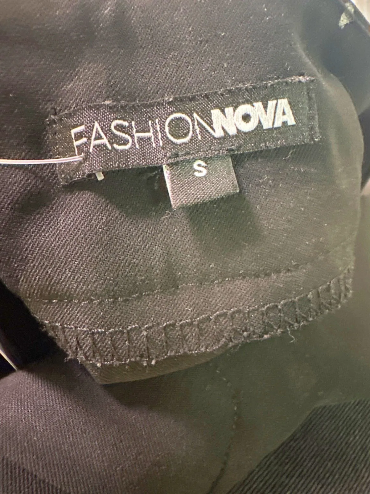 Fashion Nova Black Trousers Uk S