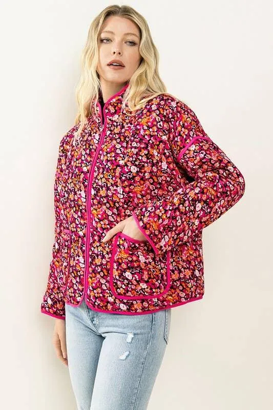 Floral Quilted Jacket