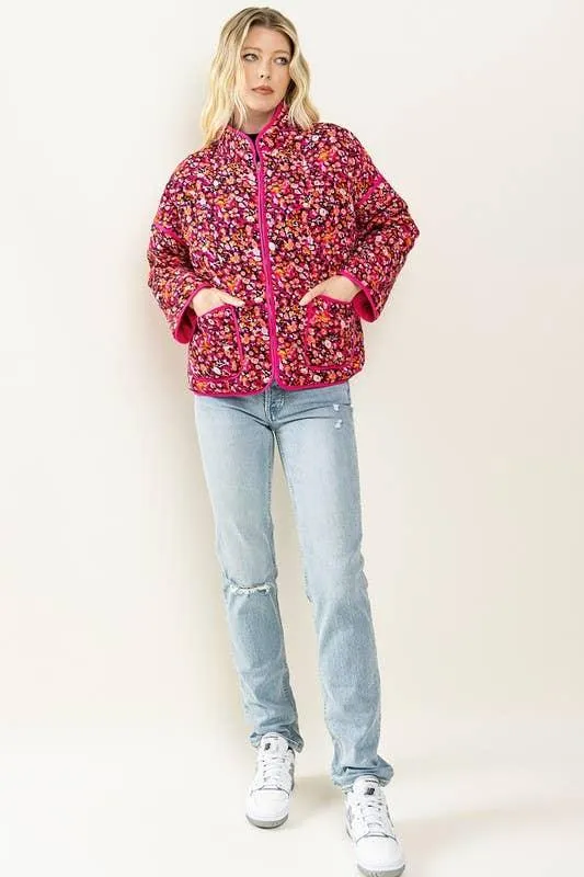 Floral Quilted Jacket