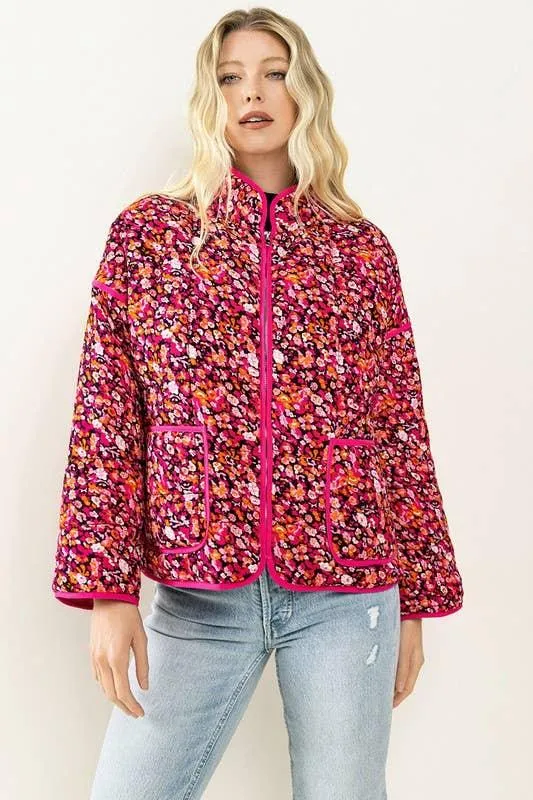 Floral Quilted Jacket