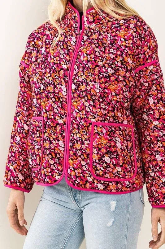 Floral Quilted Jacket