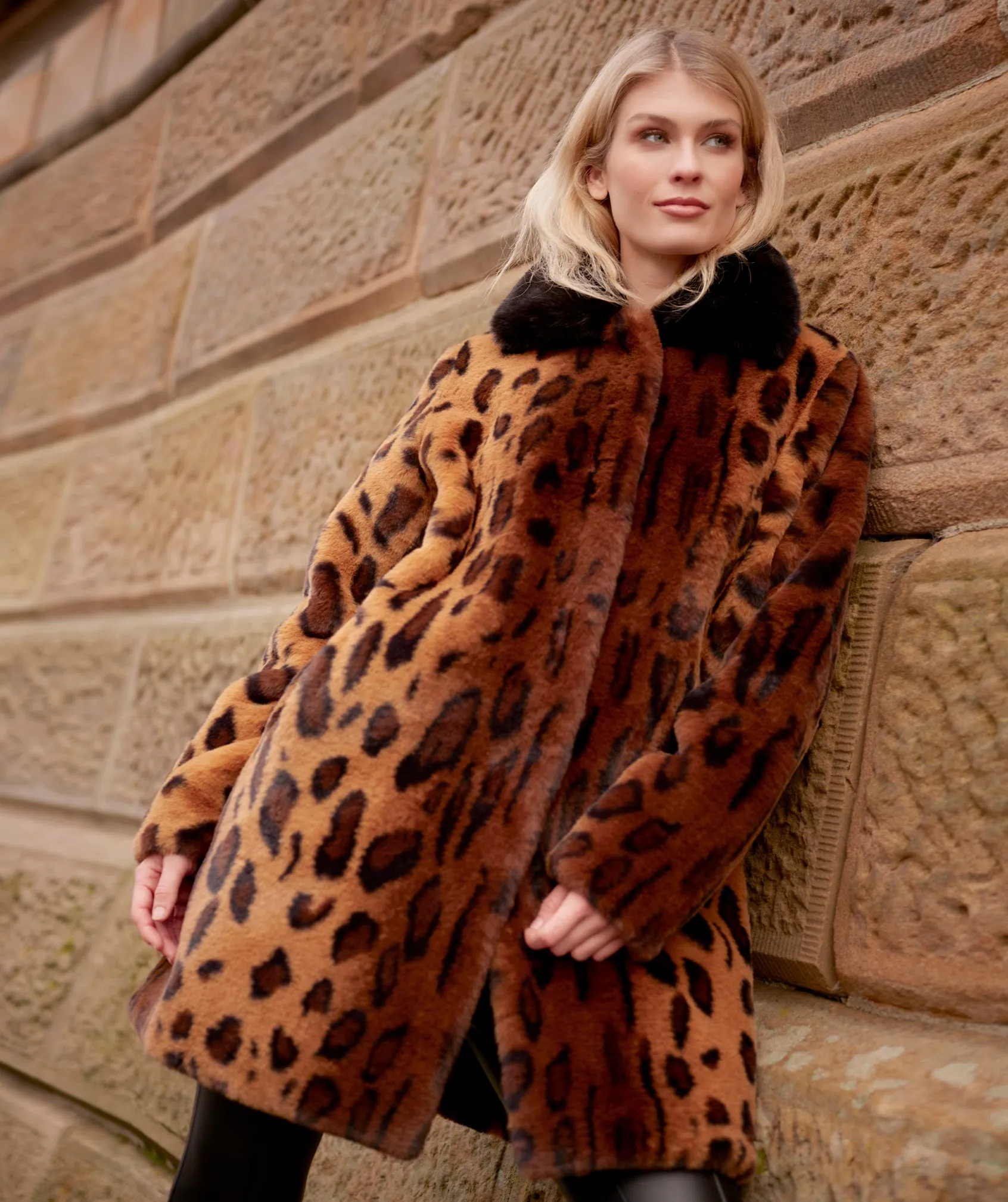 Gigi Coat -  Leopard