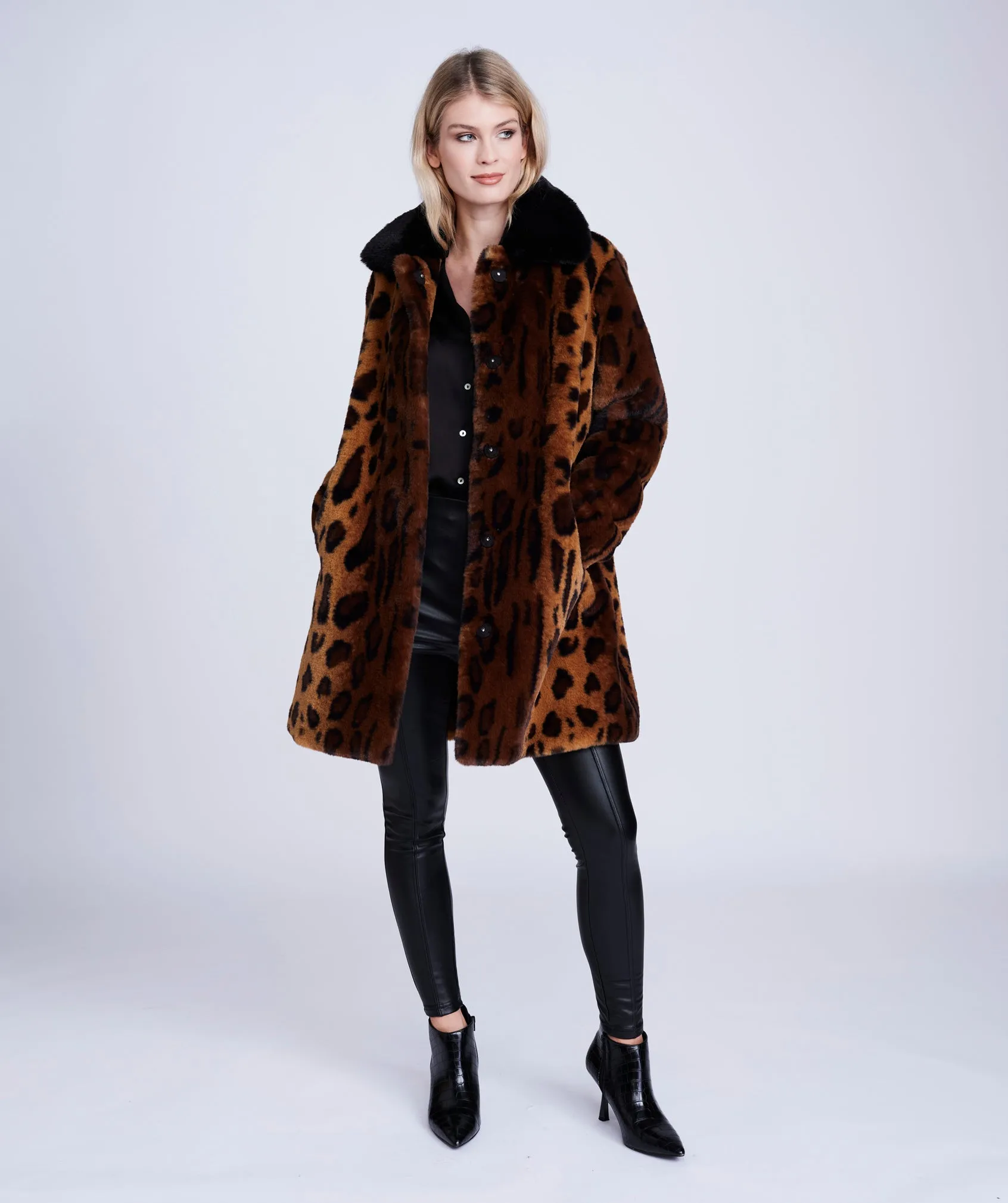 Gigi Coat -  Leopard