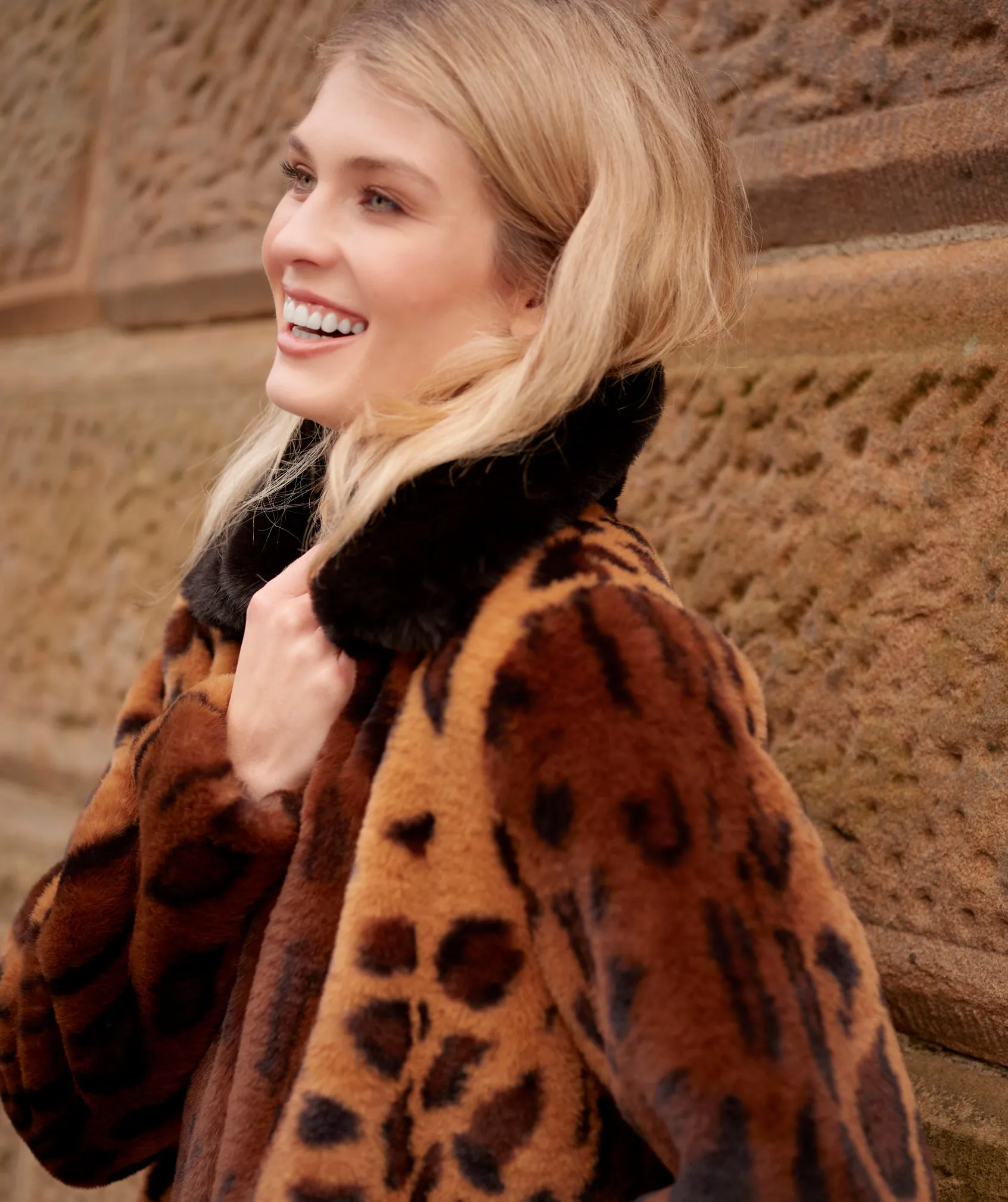 Gigi Coat -  Leopard