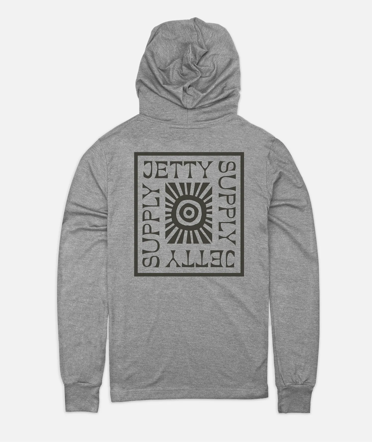 Glyph Hooded LST - Heather Grey