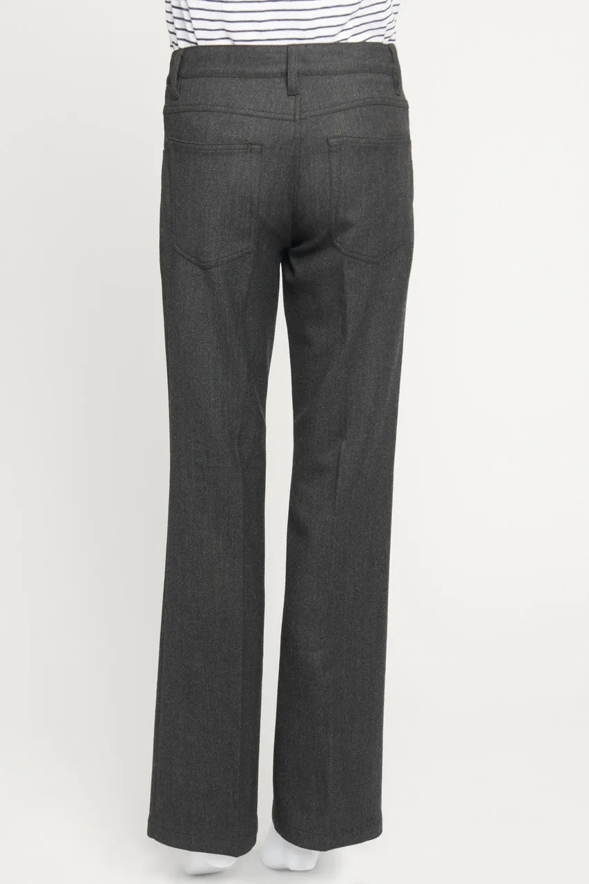 Grey Wool Preowned Trousers