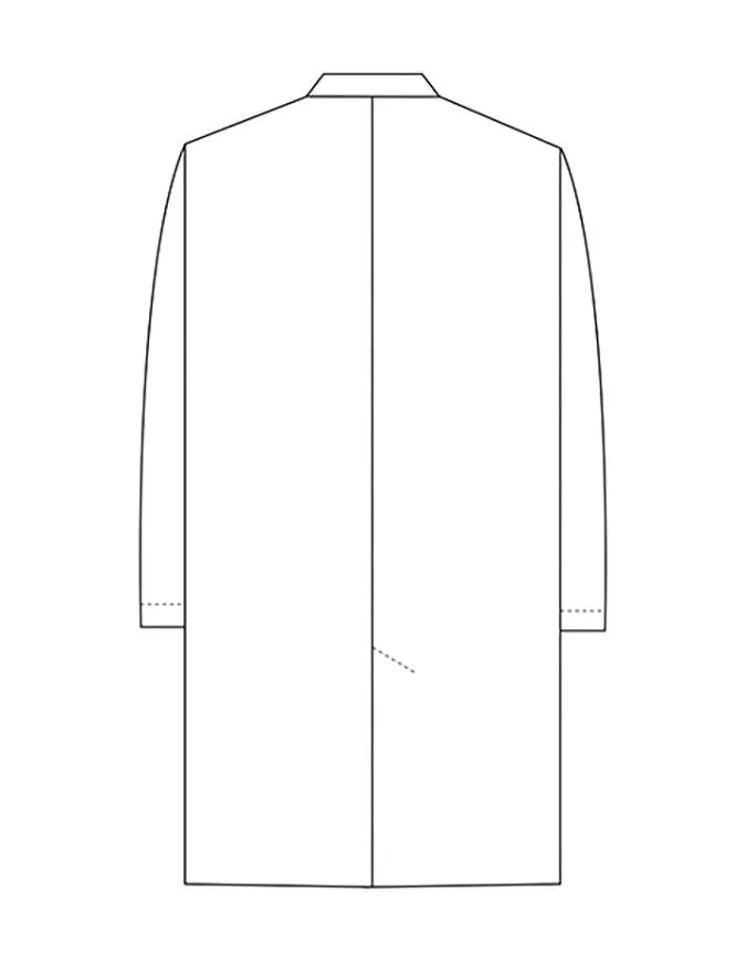 Heedfit 40 Inches Unisex Long Lab Coat with Inner Pocket