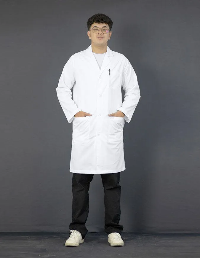 Heedfit 40 Inches Unisex Long Lab Coat with Inner Pocket