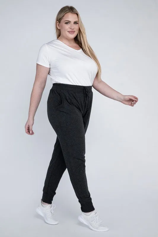 HI Curvy Plus Size Women Drawstring Jogger