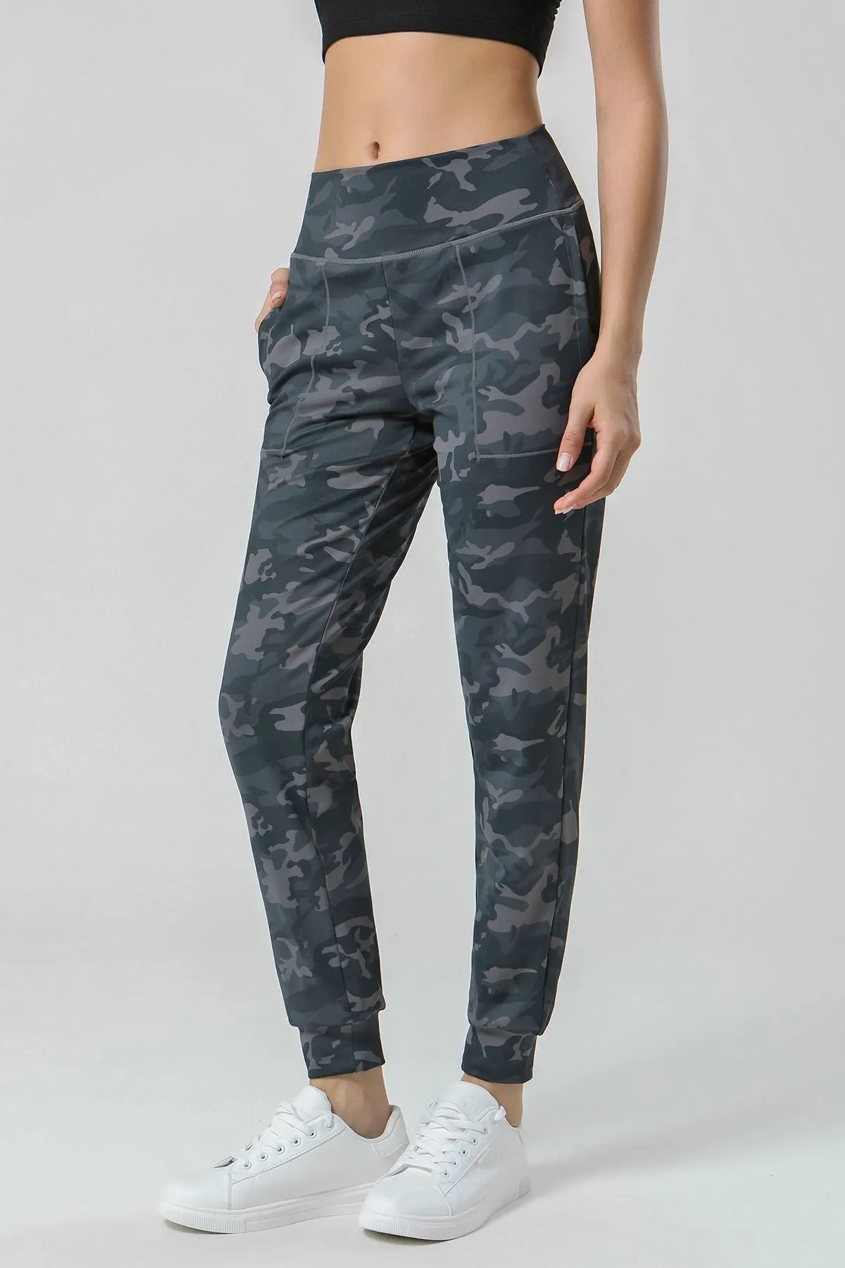 High-Waisted Tapered Joggers