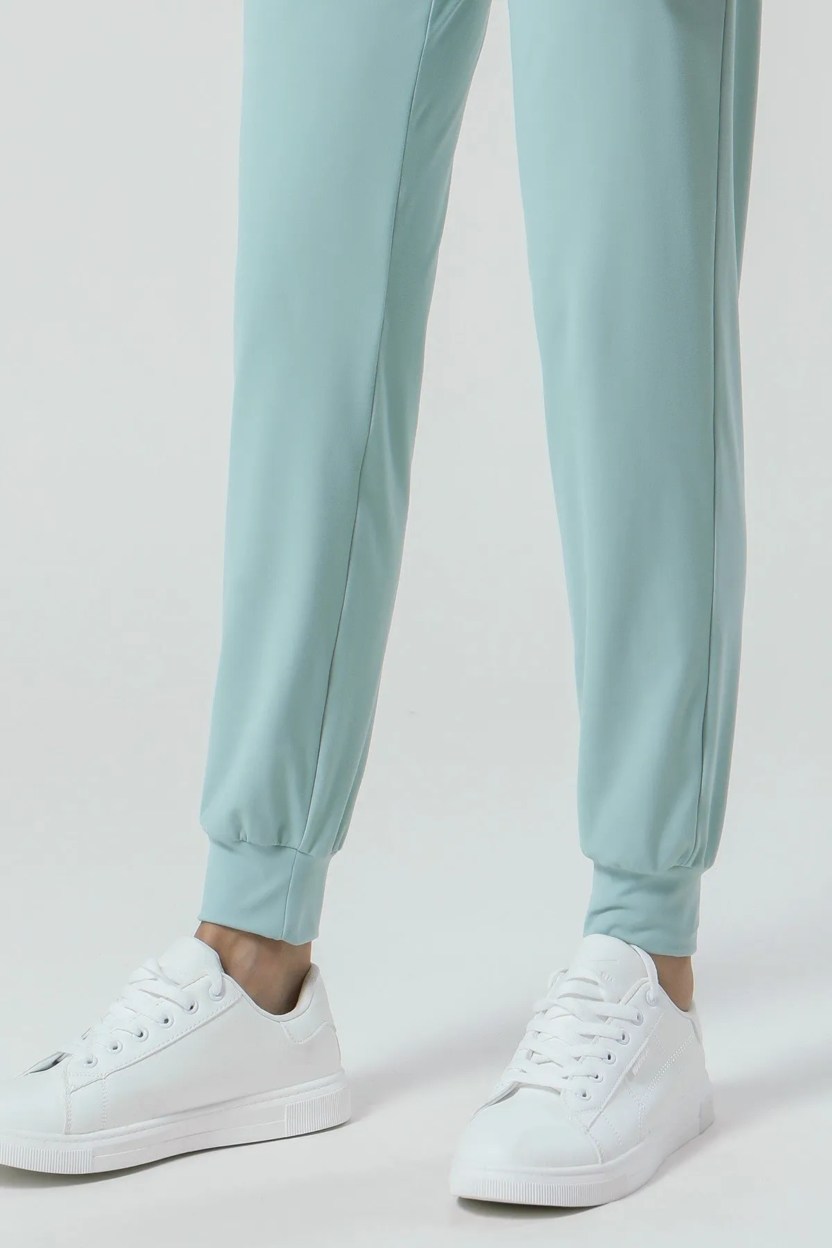 High-Waisted Tapered Joggers