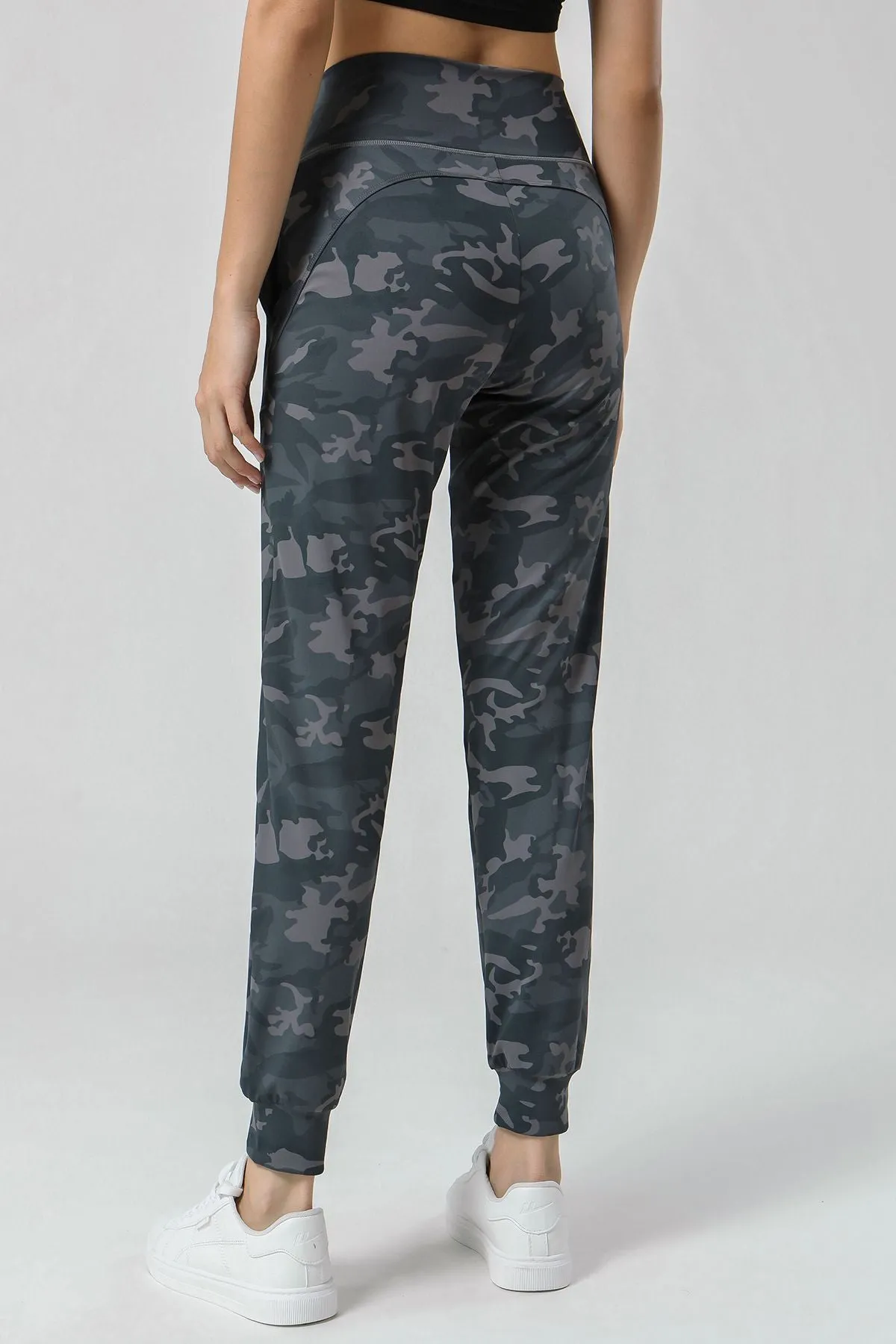 High-Waisted Tapered Joggers