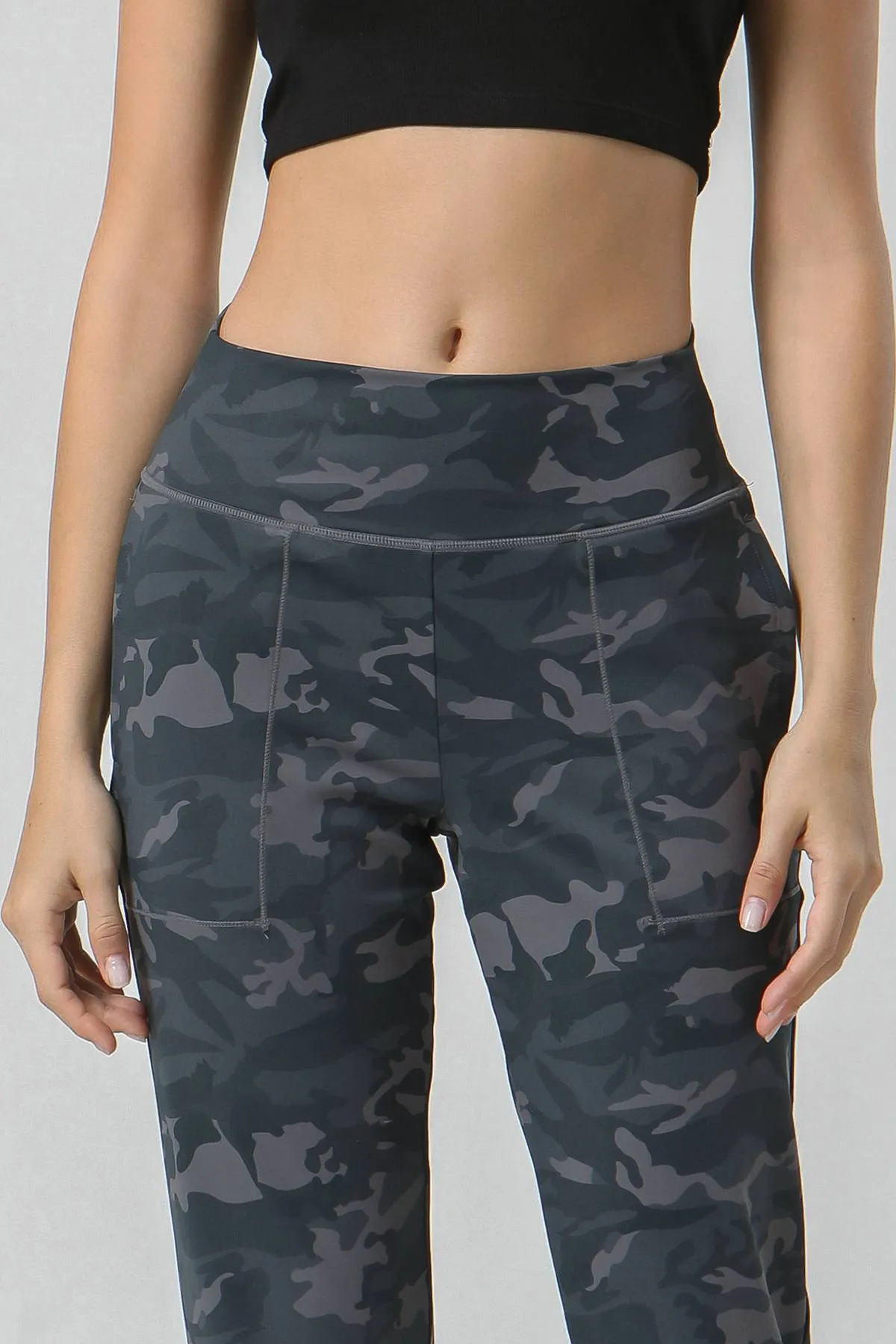 High-Waisted Tapered Joggers