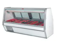 Howard McCray (CMS40E) Refrigerated Red Meat Case with Glass Doors, Available Lengths: 4',6', 8', 10', and 12'