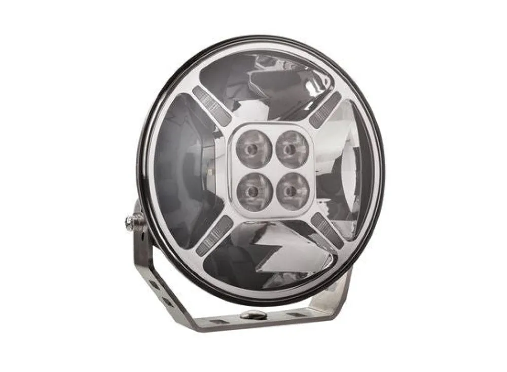 Hulk 7" Round 4x4 LED Driving Lamp | Black/Chrome