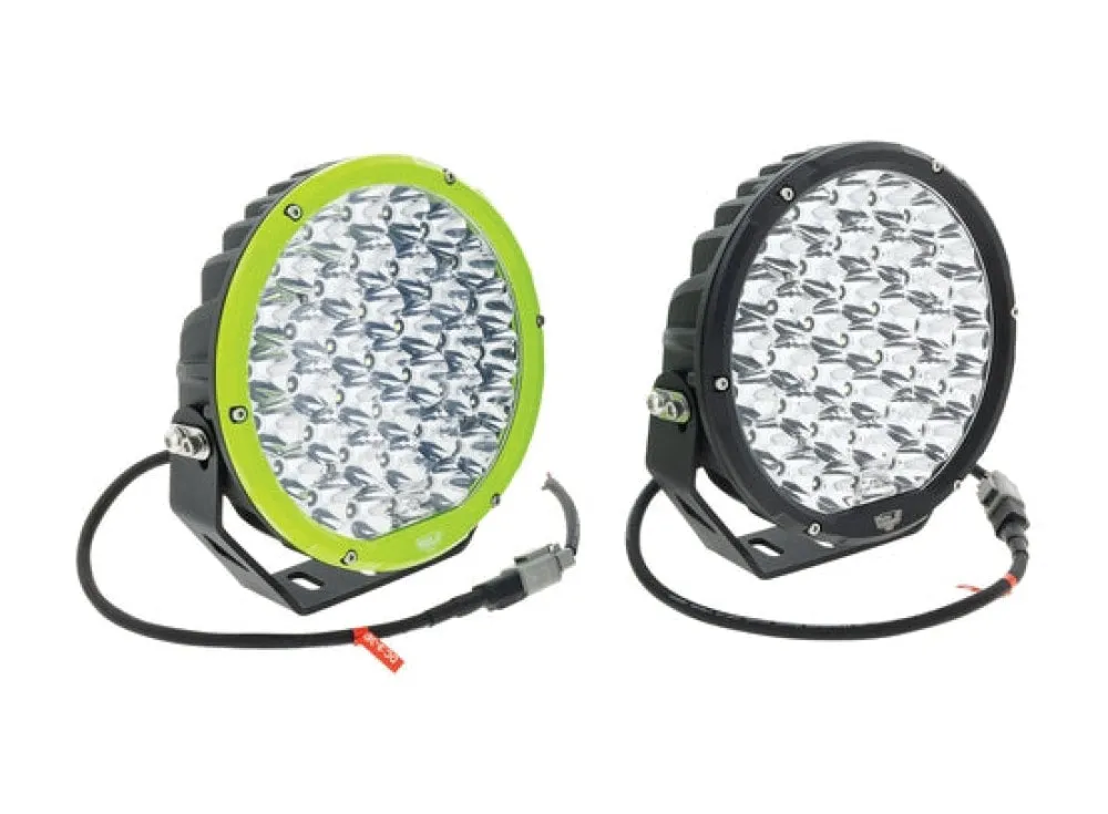 Hulk 9" LED Round 4x4 Driving Light Kit with Interchangeable Bezels