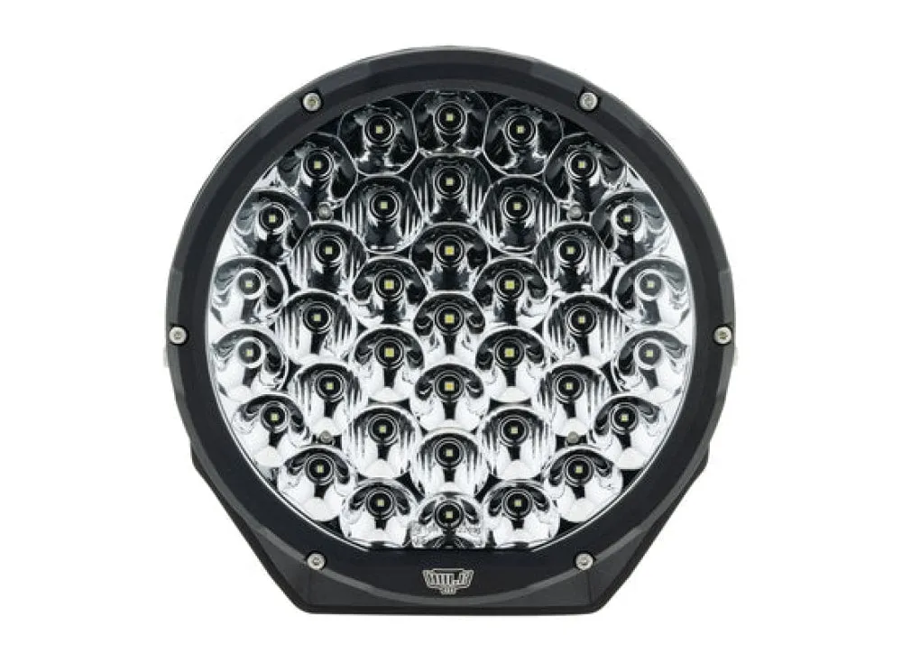 Hulk 9" LED Round 4x4 Driving Light Kit with Interchangeable Bezels