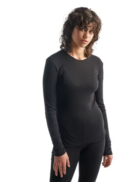 Icebreaker Womens Merino 175 Everyday Long Sleeve Crewe Thermal.