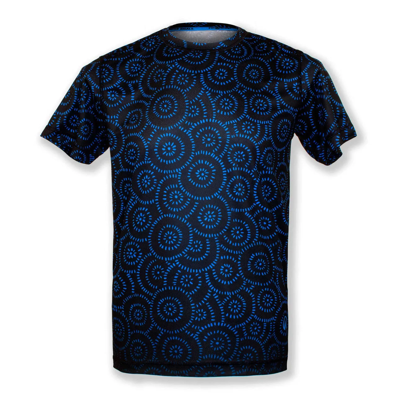 INKnBURN Men's Concentric Circles Tech Shirt (S, M, L, XL)