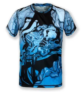 INKnBURN Men's Our Lady of the Mask Tech Shirt (S, L)