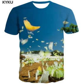 insect t shirt clothing plant art costume beautiful Cool men