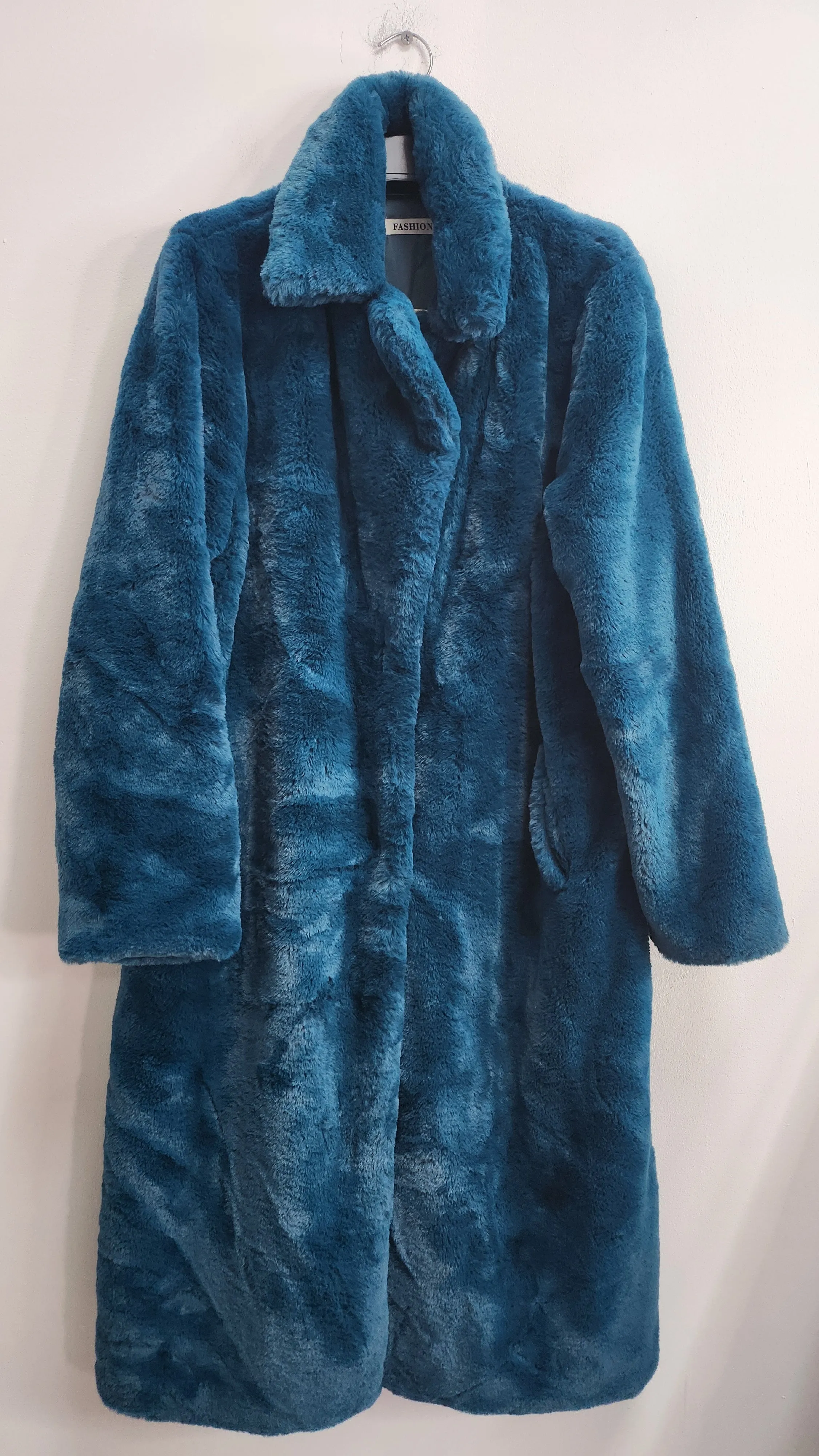 Italian Oversized Faux Fur Long Warm Teddy Coat