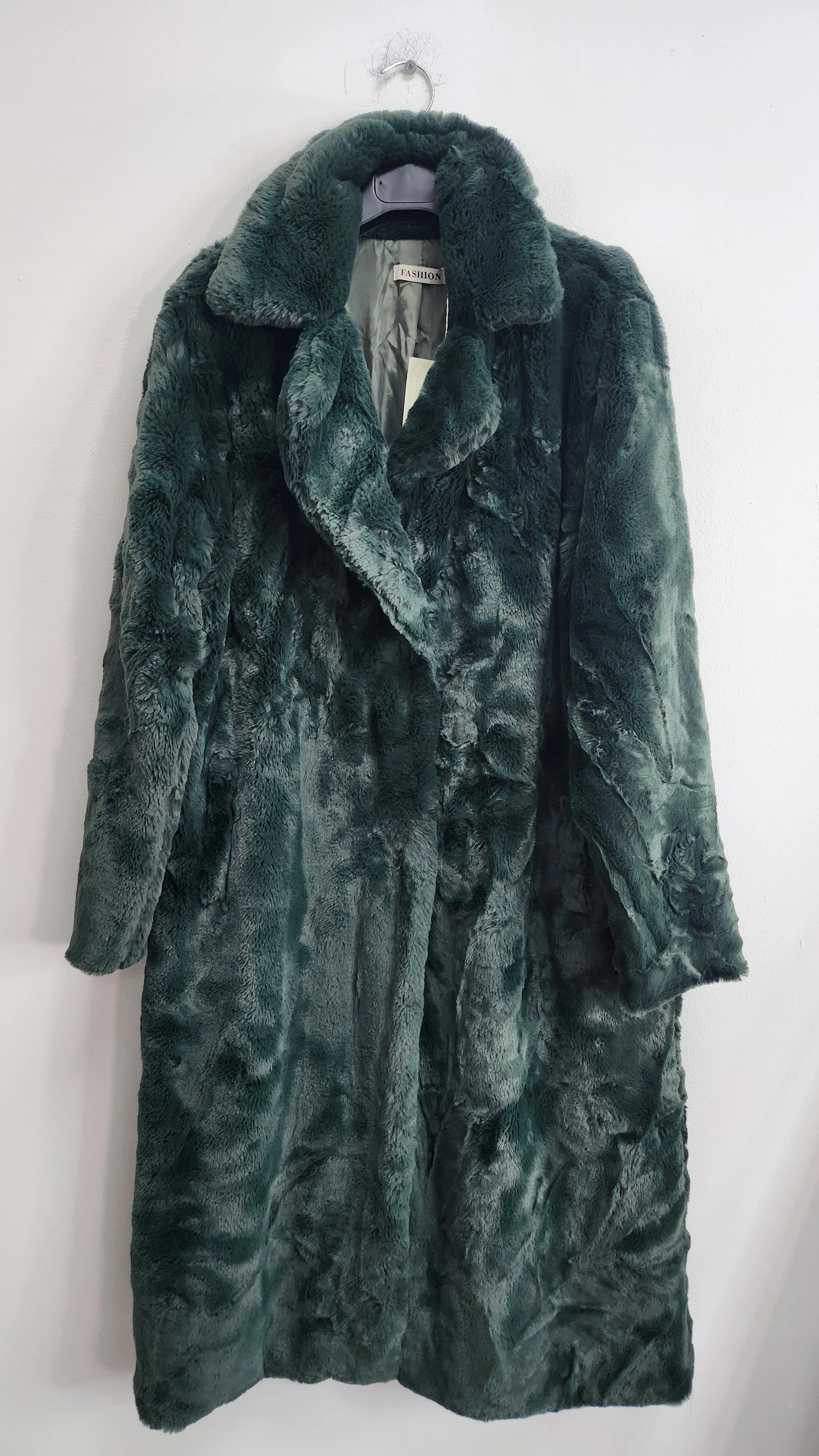 Italian Oversized Faux Fur Long Warm Teddy Coat