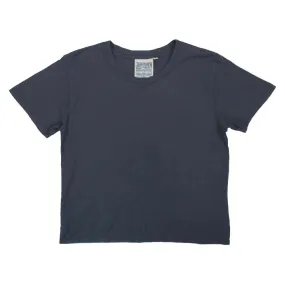 Jungmaven | Ojai Crop Tee in Diesel Gray