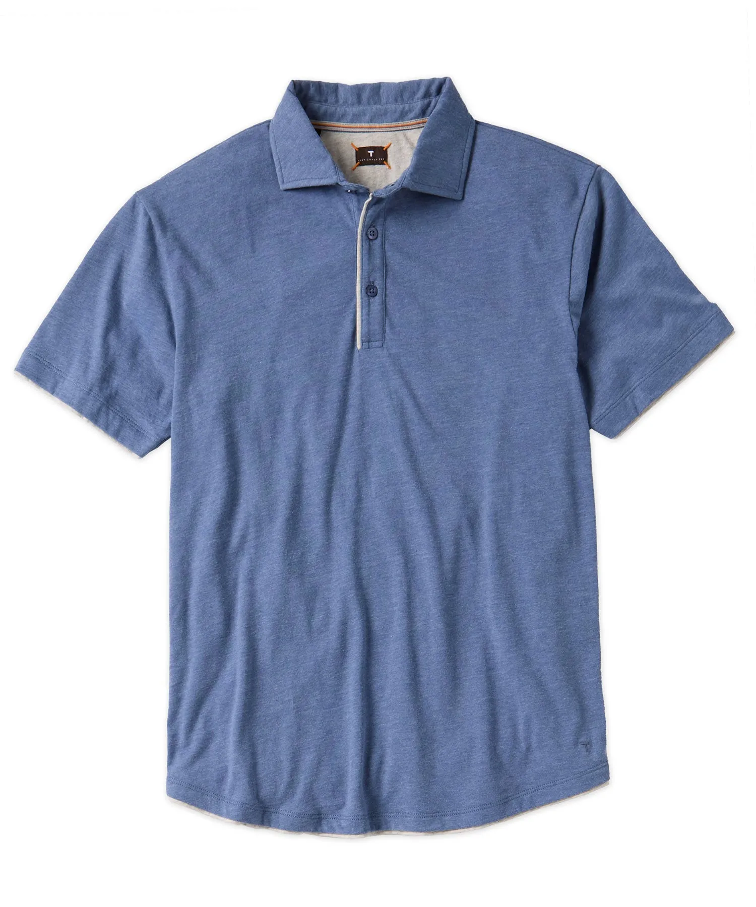 Left Coast Tee Cotton-Blend Piped Polo Shirt