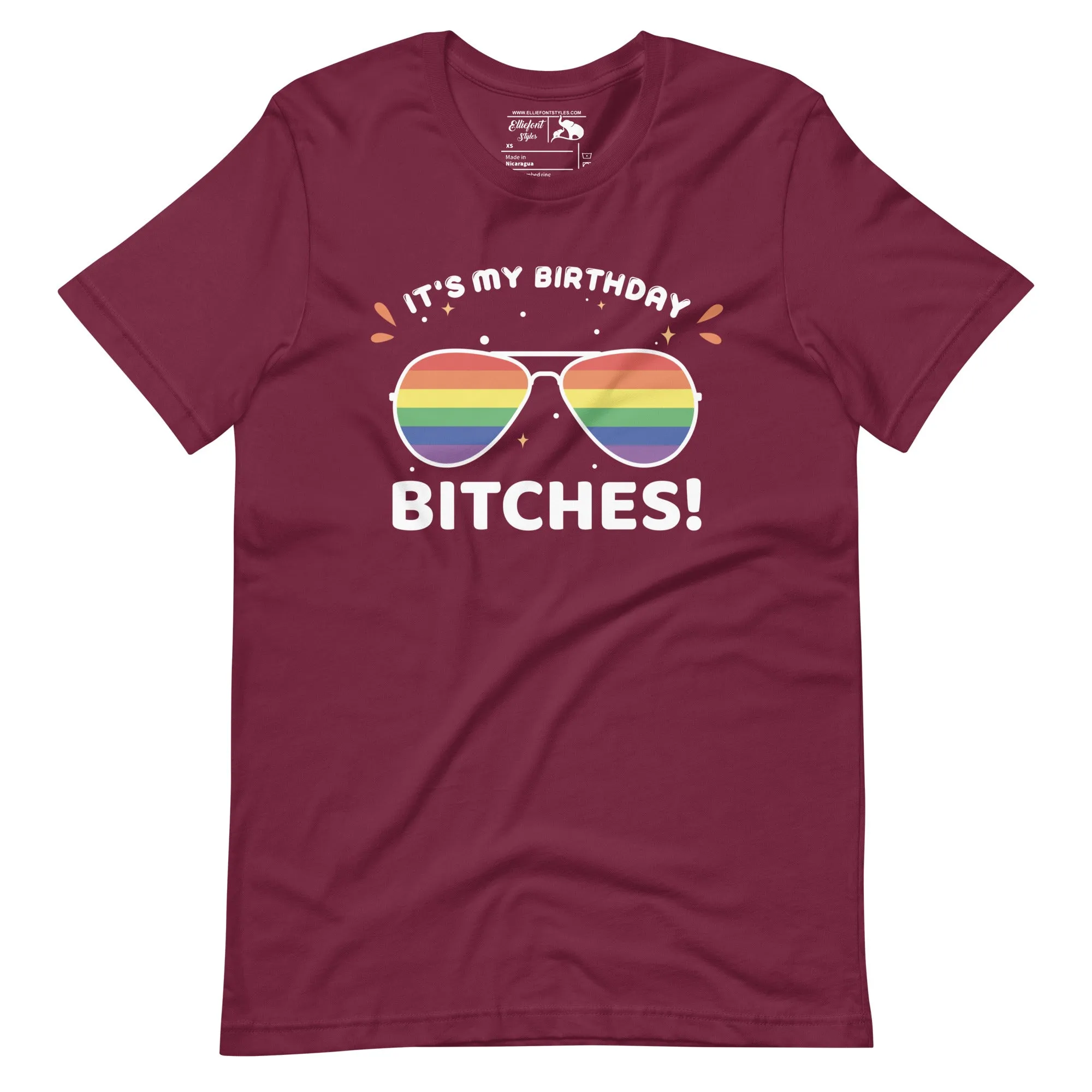 LGBT It's My Birthday Bitches Unisex t-shirt