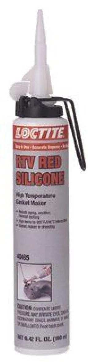 Loctite 59630 Superflex Red High Temp RTV, Silicone Adhesive Sealants, 80 mL Tube, Red (1 Tube)