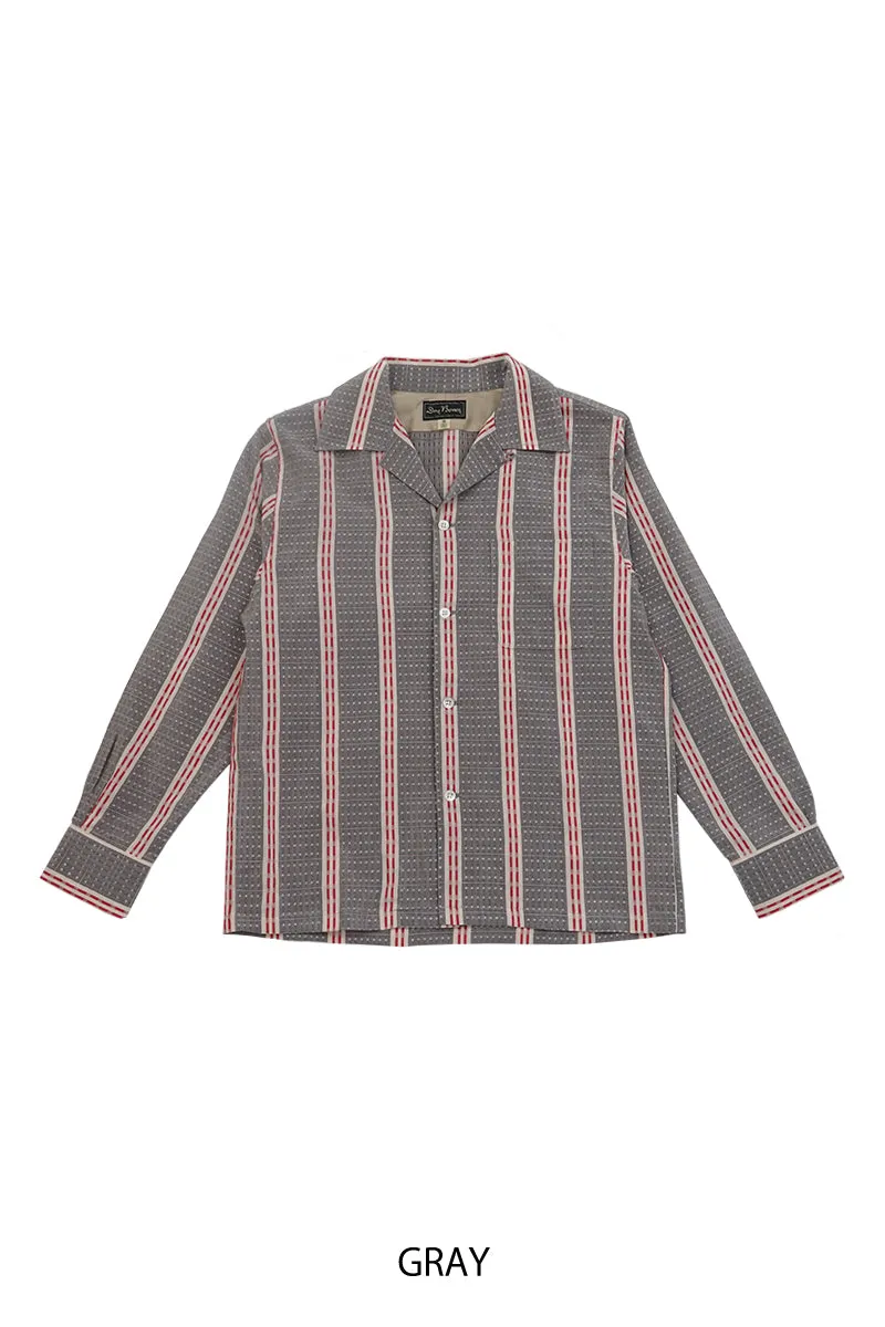 L/S Open Shirt “Chambray Dobby”