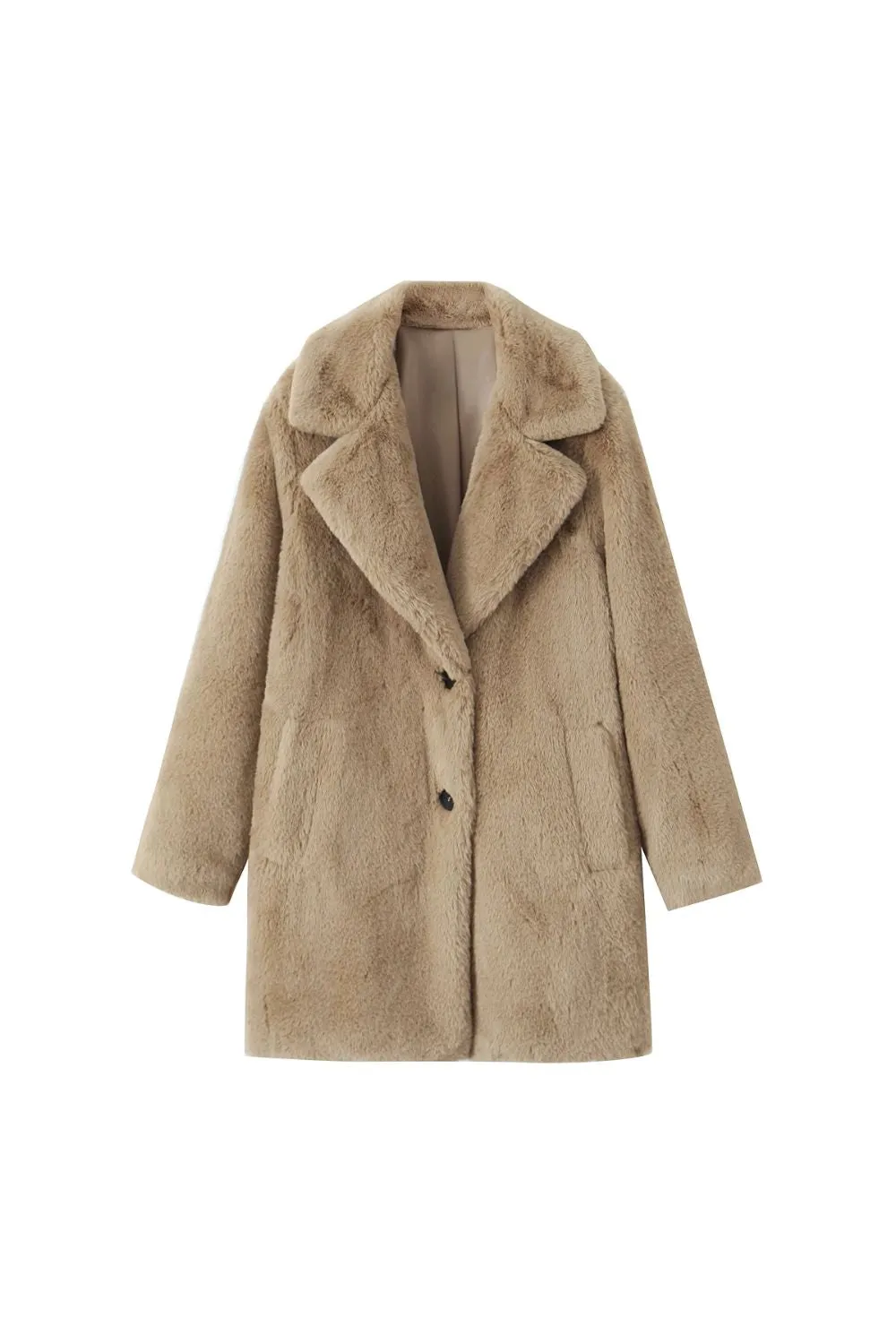 'Lyla' Faux Fur Coat Outerwear